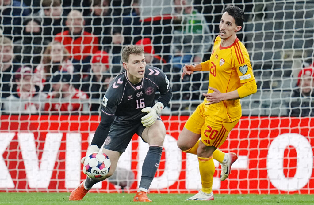 Mads Hermansen - FBL-WC-2026-UEFA-DEN-MKD-QUALIFIER
