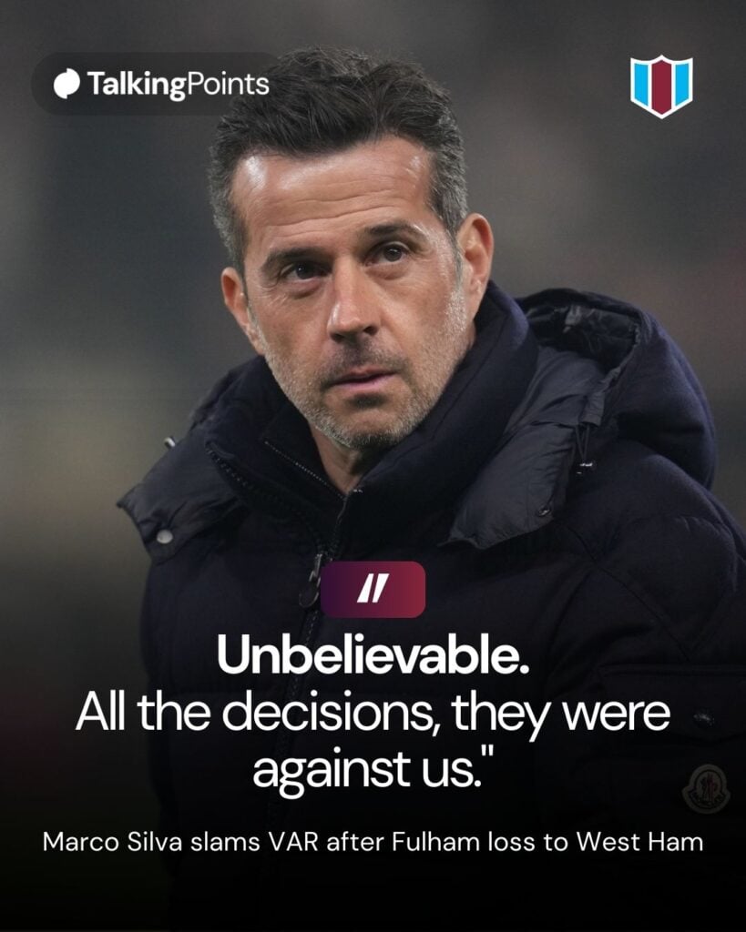 Marco Silva manages Fulham during the Premier League match between Fulham and West Ham United at Craven Cottage in London, United Kingdom, on March 4, 2026.