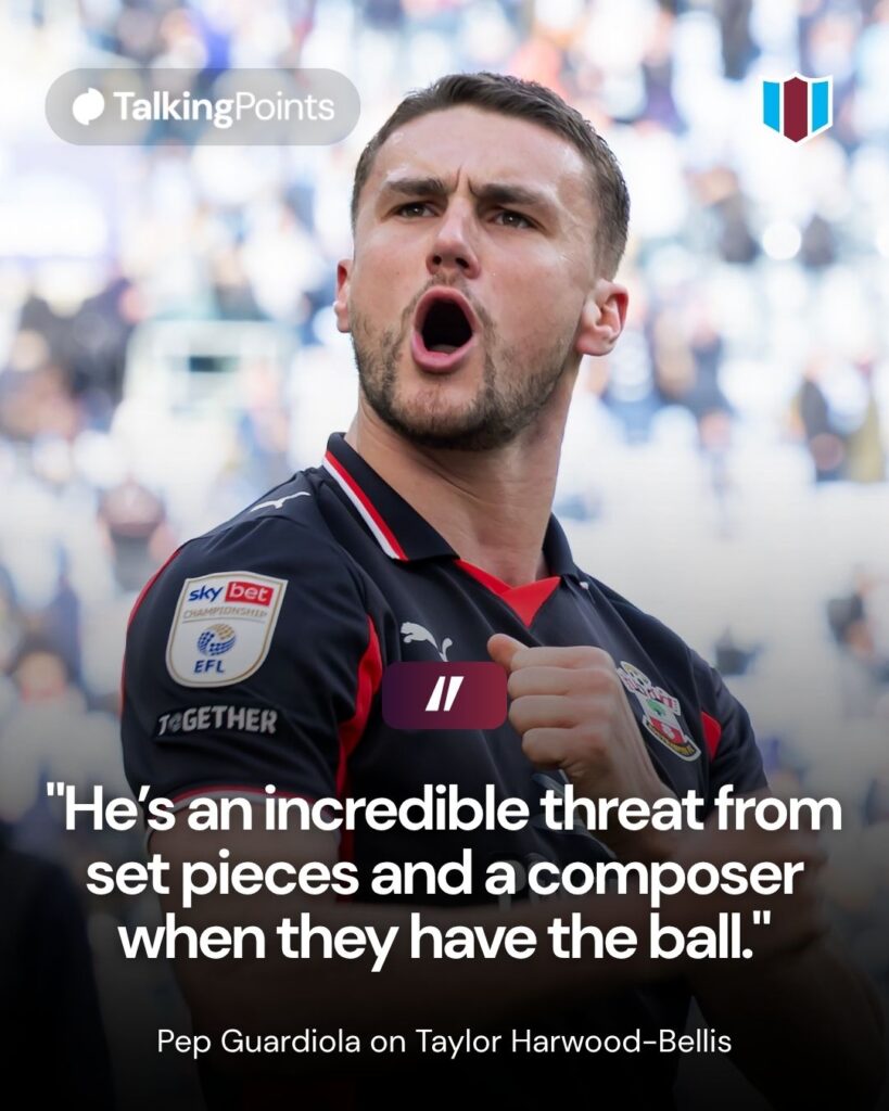 Taylor Harwood-Bellis of Southampton celebrates his sides victory with fans during the Sky Bet Championship match between Coventry City and Southampton at The Coventry Building Society Arena on March 14, 2026 in Coventry, England.