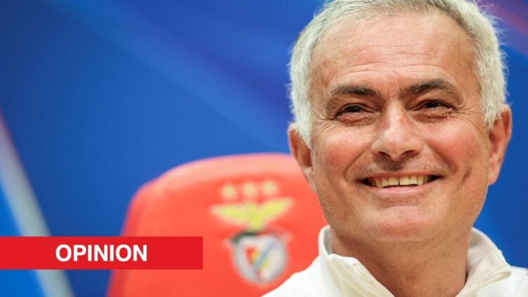 Image showing Benfica's coach Jose Mourinhoz