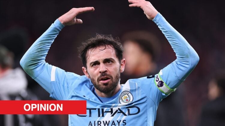 Image showing Bernardo Silva during Liverpool v Manchester City