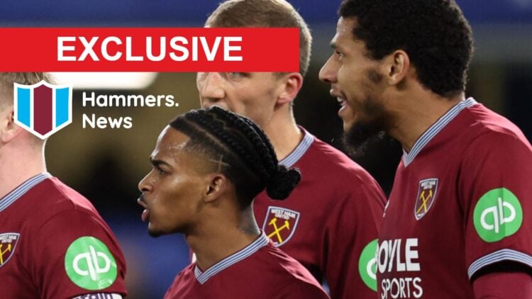 West Ham stars Crysencio Summerville and Jean-Clair Todibo