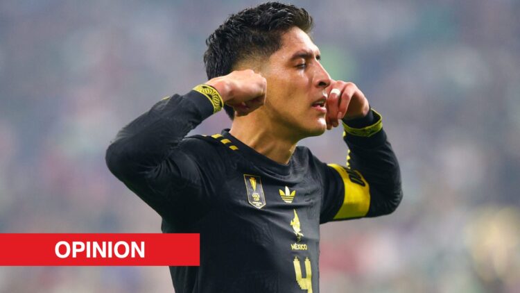 Image showing West Ham's Mexican midfielder Edson Alvarez celebrating