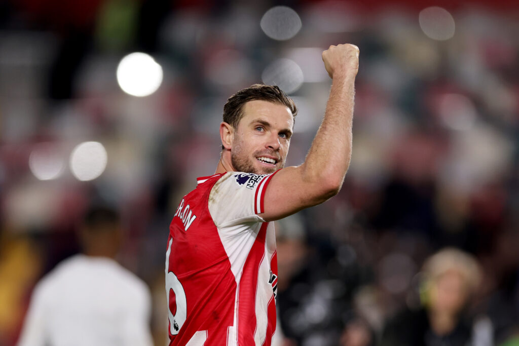 Jordan Henderson during Brentford v Burnley - Premier League
