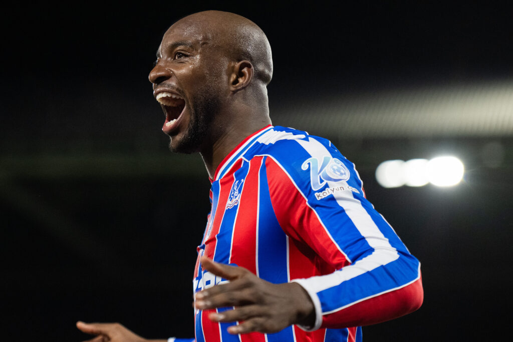 Jean-Philippe Mateta during Crystal Palace v Fulham - Premier League