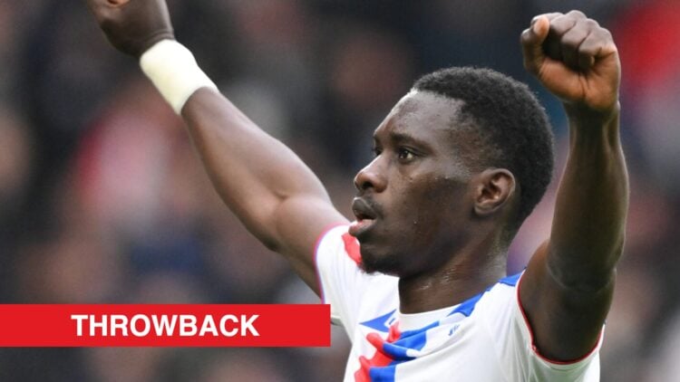 Image showing Ismaila Sarr of Crystal Palace celebrating