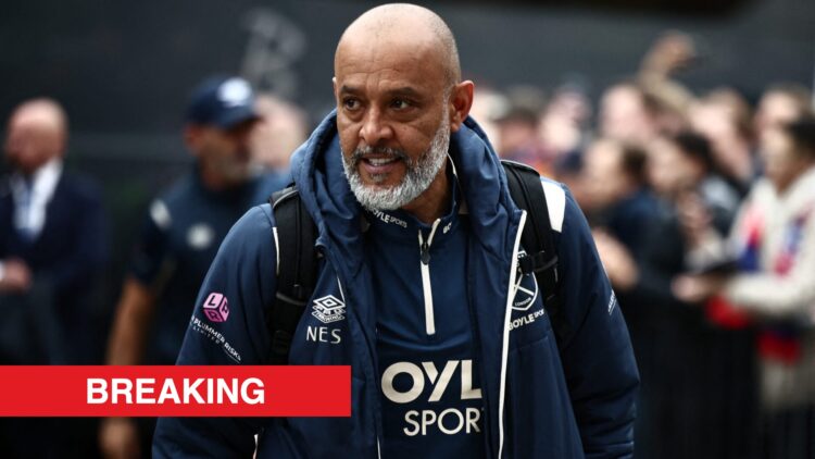 Image showing West Ham United head coach Nuno Espírito Santo