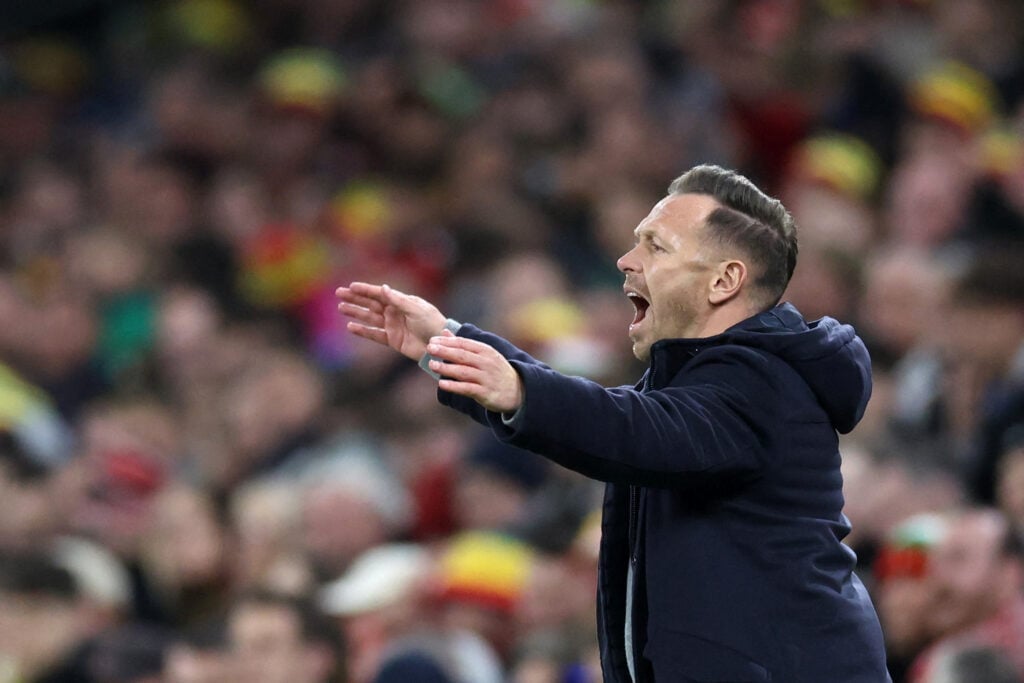 Wales' head coach Craig Bellamy - FBL-WC-EUR-2026-QUALIFIERS-WAL-BIH