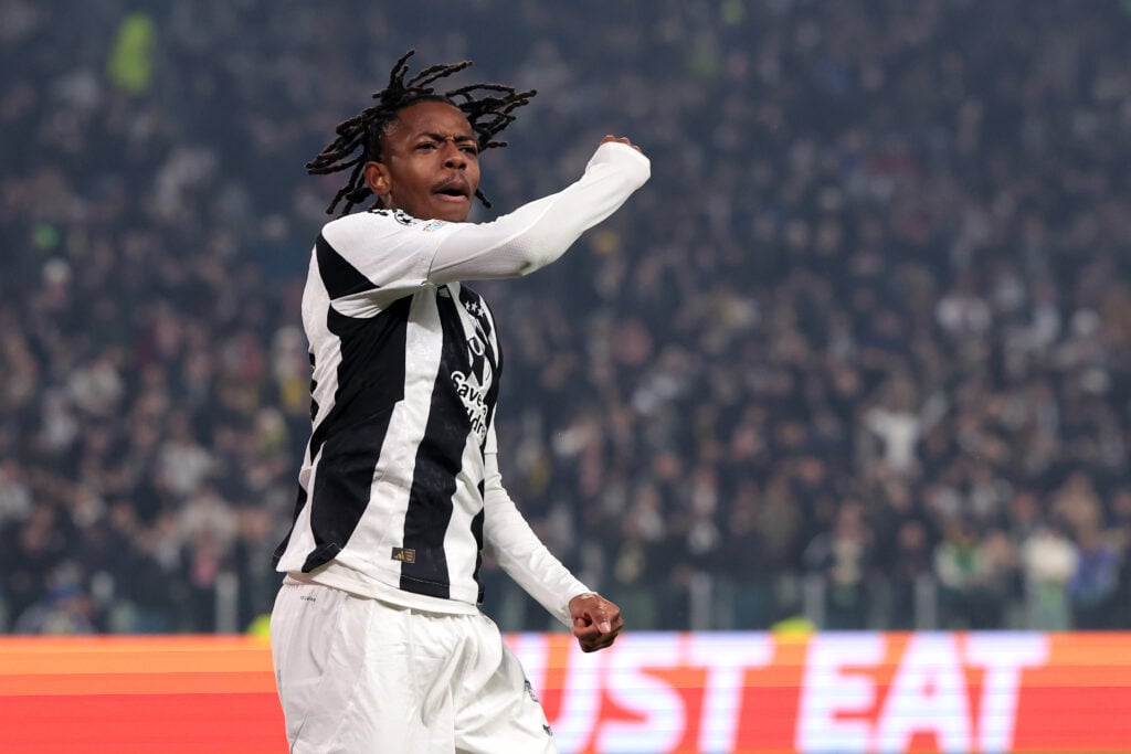 Samuel Mbangula - Juventus v PSV - UEFA Champions League 2024/25 League Knockout Play-off First Leg