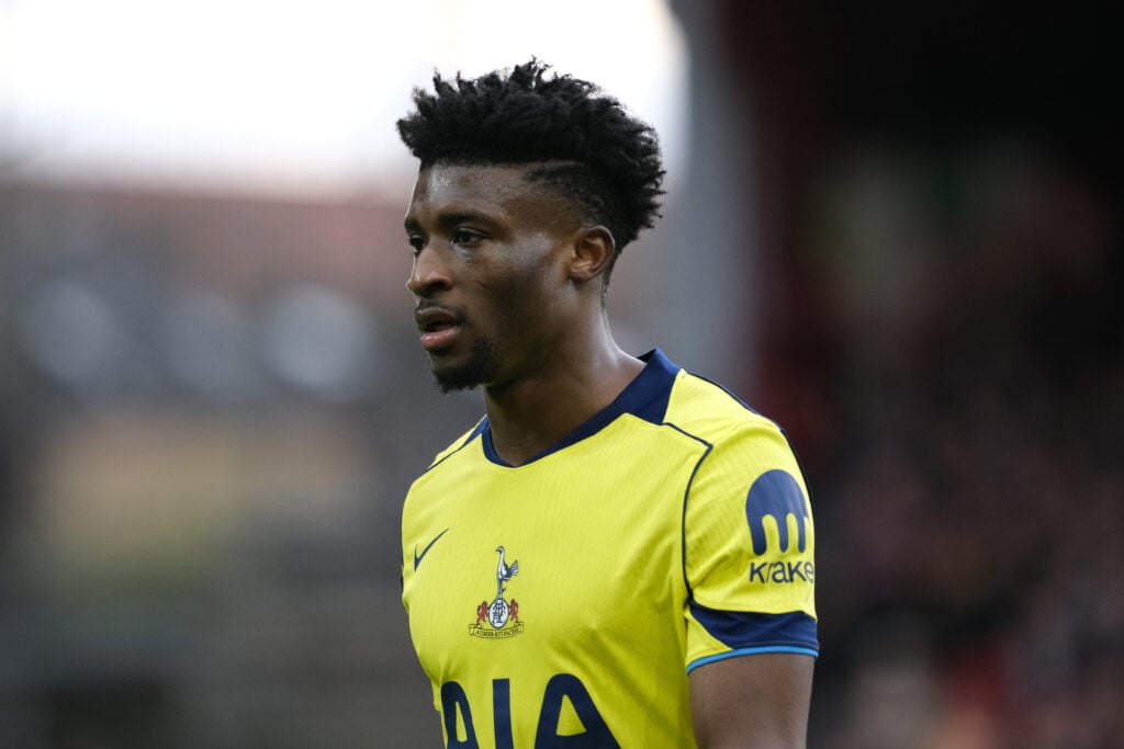 Mohammed Kudus of Tottenham Hotspur seen during the Premier