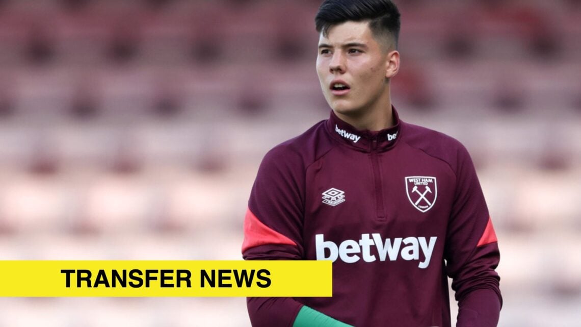 Image showing Krisztian Hegyi at West Ham United