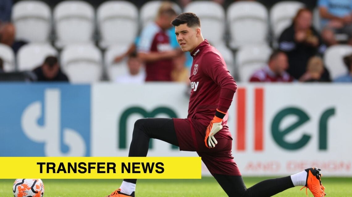 Image showing Krisztian Hegyi at West Ham United