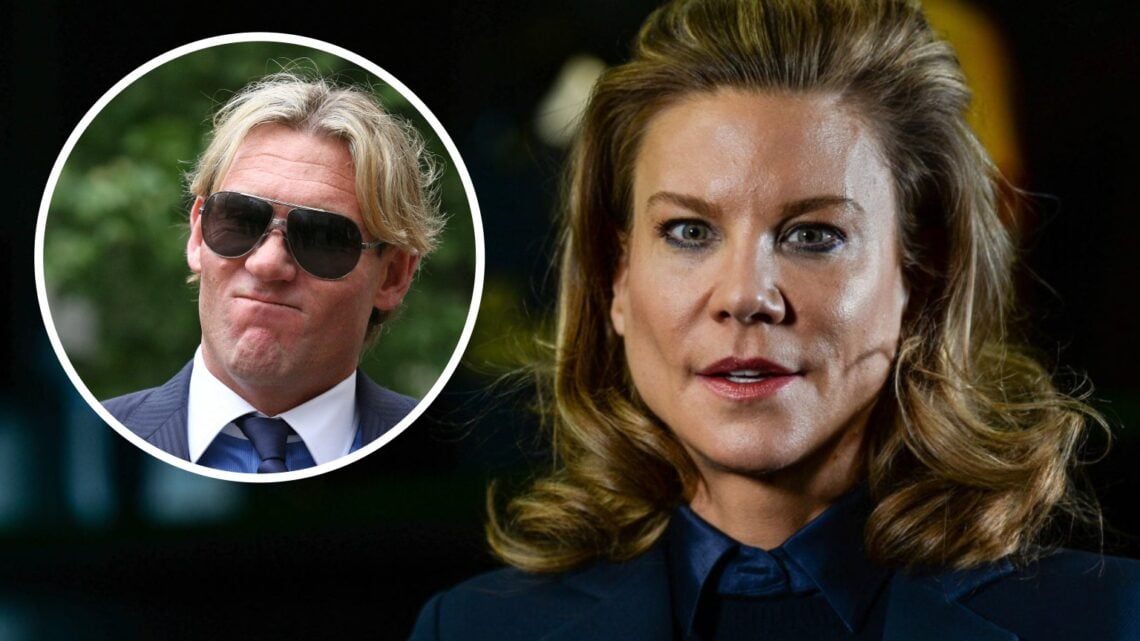 Former Newcastle owner Amanda Staveley and, inset, ex Palace chief turned pundit Simon Jordan