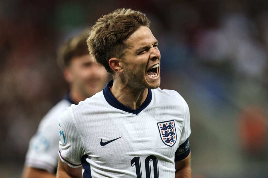 James McAtee - Spain v England - UEFA European Under-21 Championship 2025 Quarter-Final
