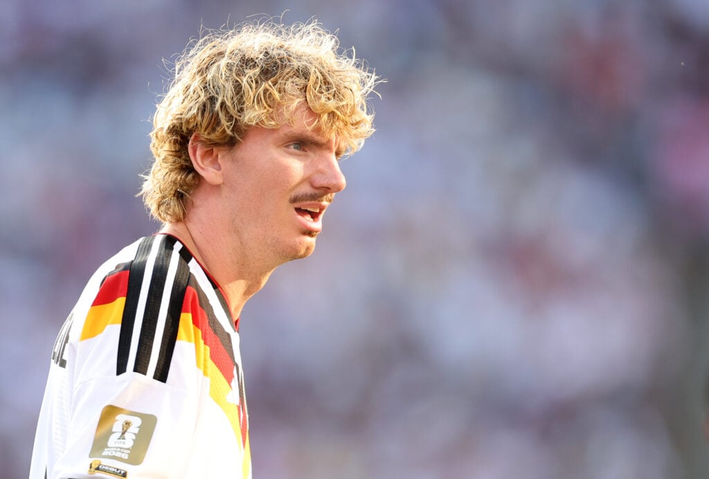 Germany's Nick Woltemade during the FIFA World Cup