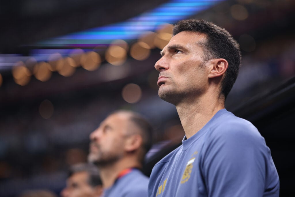 Lionel Scaloni - England v Argentina: Semi Final - FIFA World Cup 2026