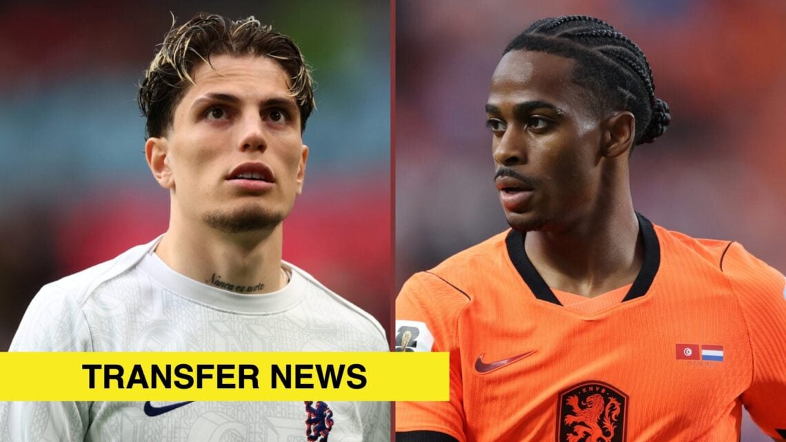 Split image showing Alejandro Garnacho of Chelsea and Crysencio Summerville of the Netherlands