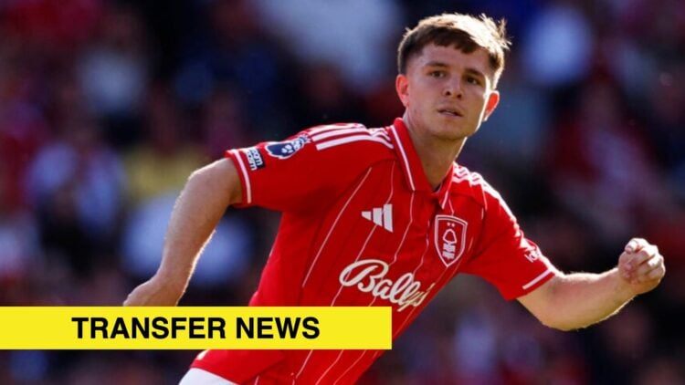 Image showing James McAtee of Nottingham Forest