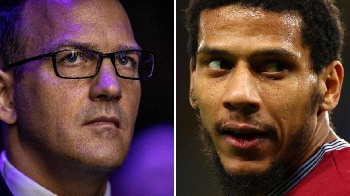 West Ham chief Daniel Kretinsky and defender Jean-Clair Todibo