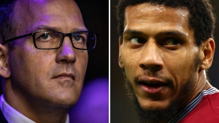 West Ham chief Daniel Kretinsky and defender Jean-Clair Todibo