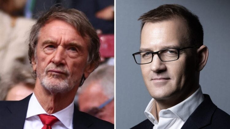 Man United co-owner Sir Jim Ratcliffe and West Ham majority owner Daniel Kretinsky